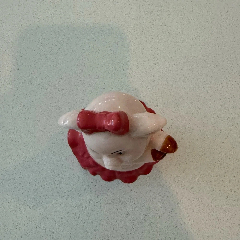 Danbury Mint Swine Lake Piggies Ceramic 4
